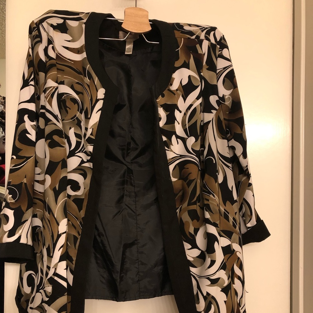 Patterned blazer